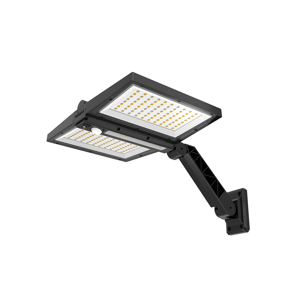 Red Deco Clipper Black spot solaire 2 têtes détecteur