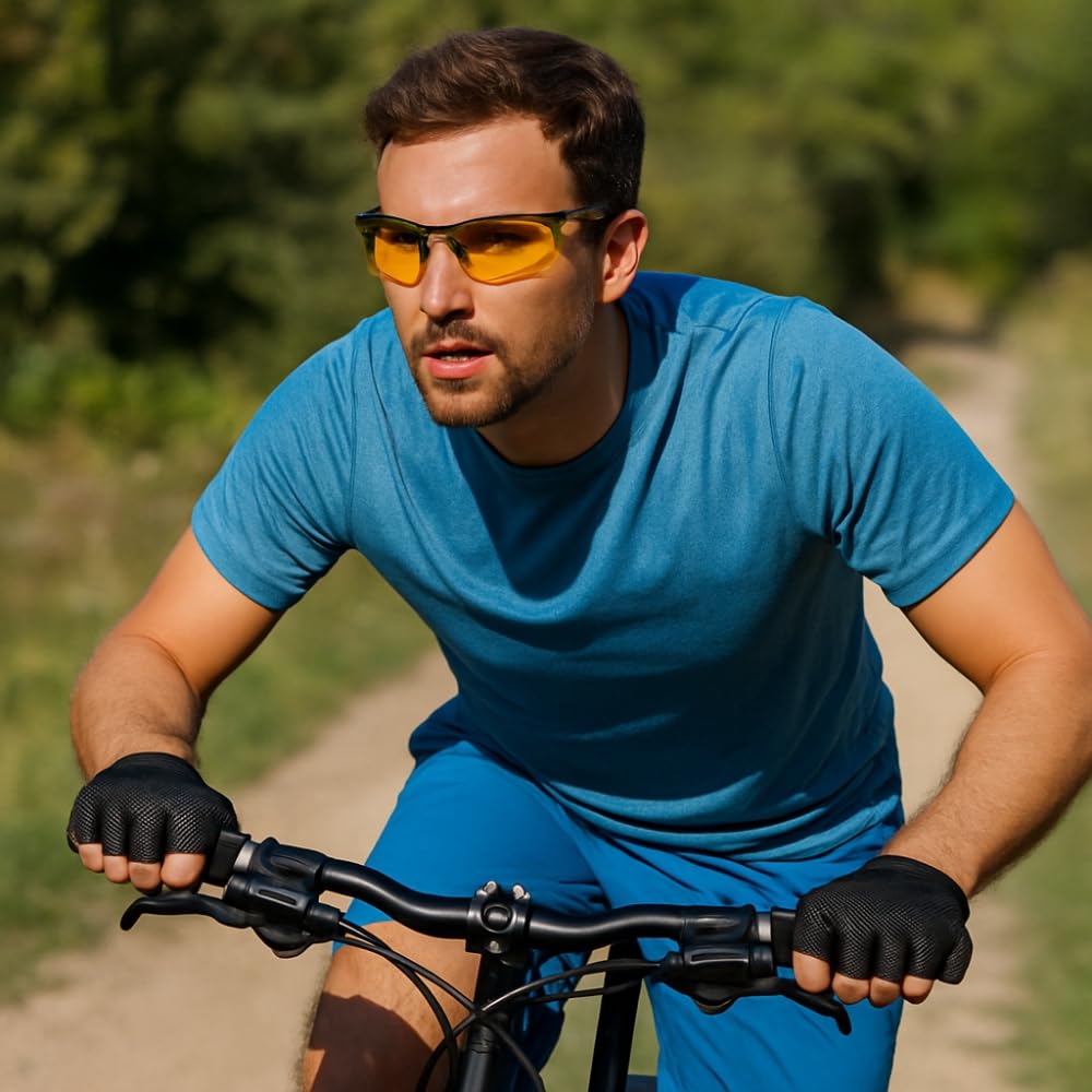 Shop-Story Juyar Lunettes soleil sport verres jaunes cat.2