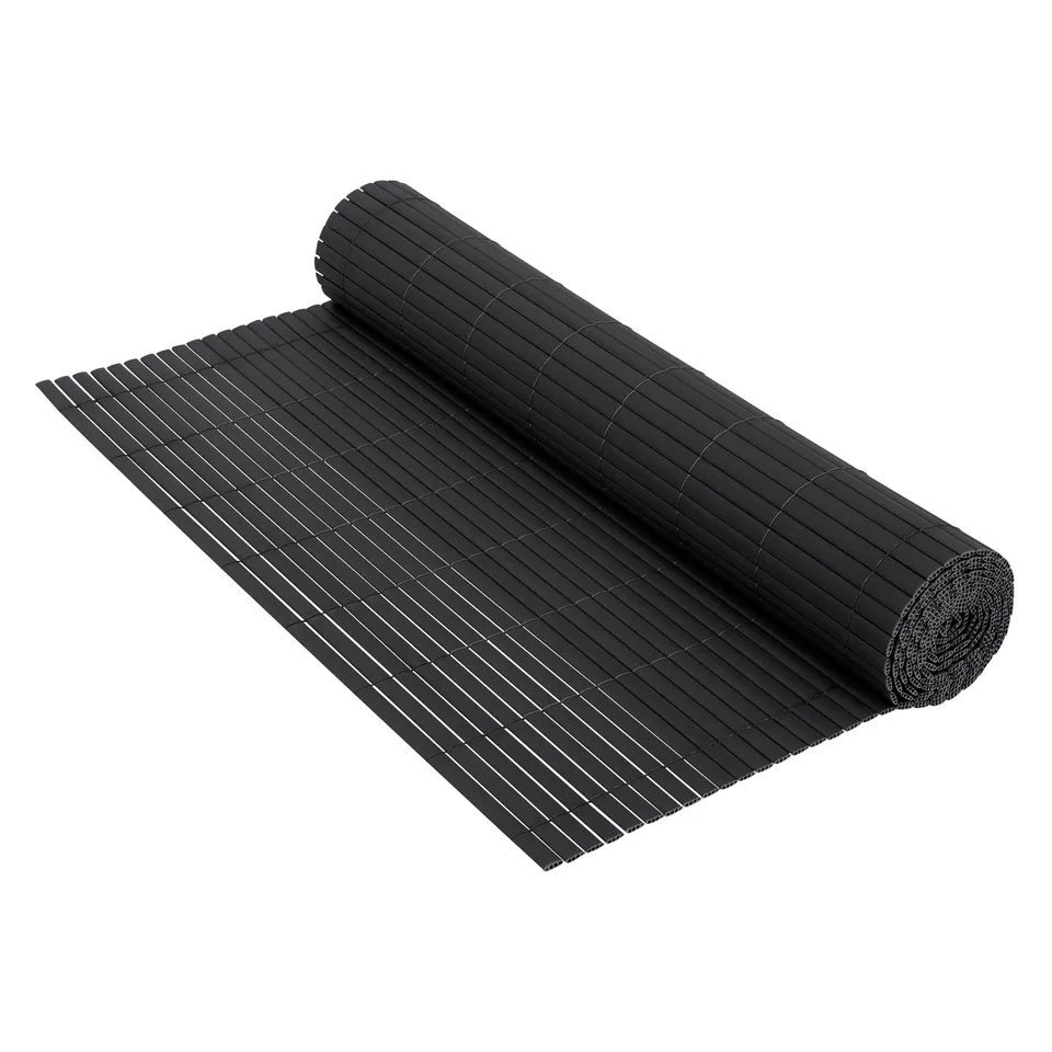 ECD Germany Garten brise-vue PVC 1000x140 cm anthracite