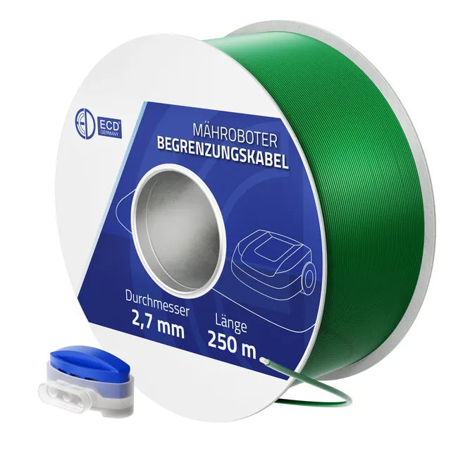 ECD Germany Garten câble périphérique robot tondeuse 250 m