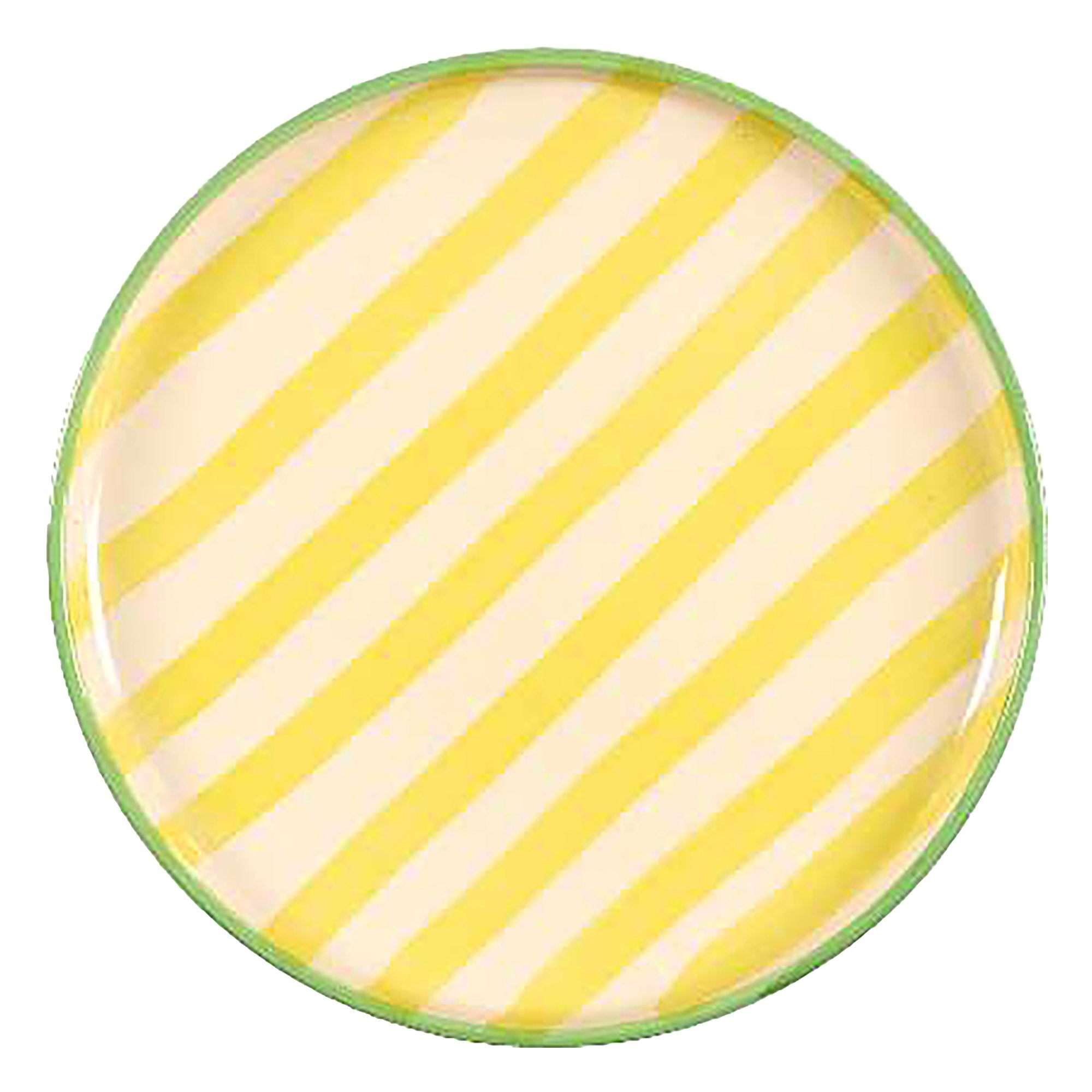 Stokomani Dolce Vita assiette plate peinte 20 cm décorative