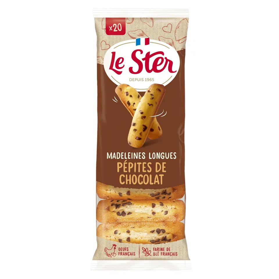 Stokomani Épicerie longue madeleine pépites chocolat goûter