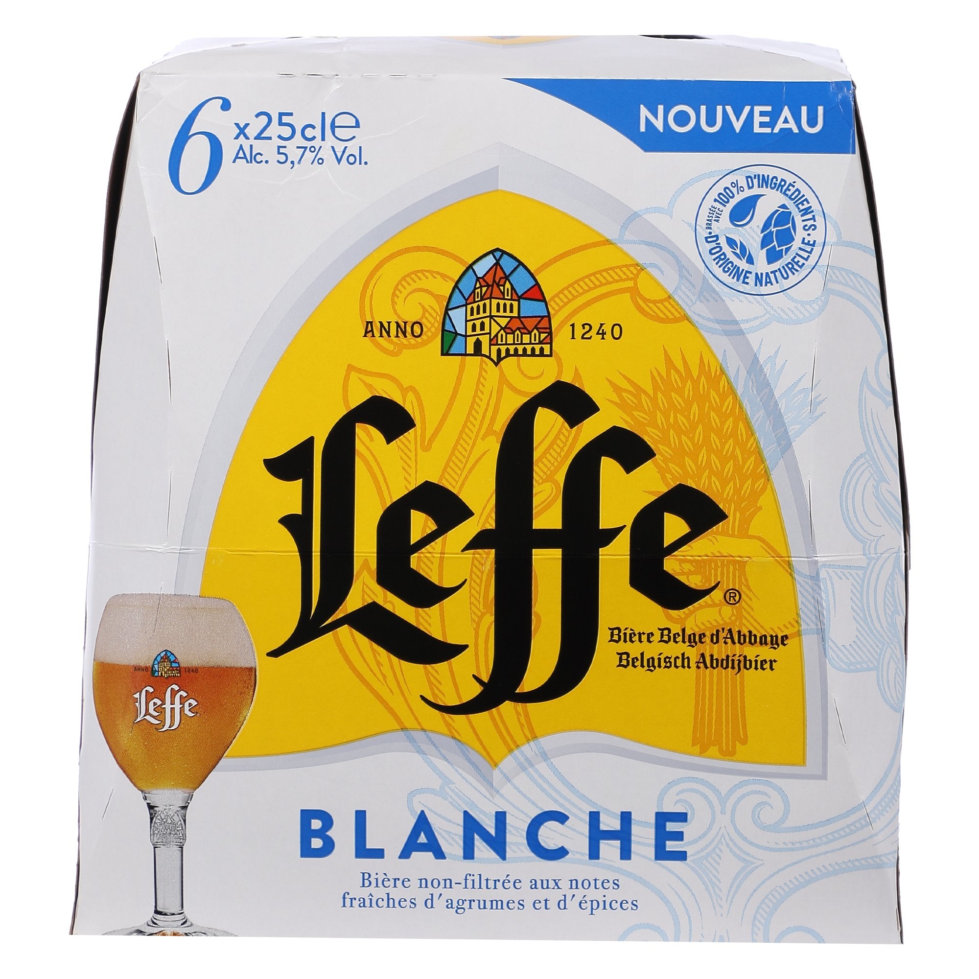 Stokomani Épicerie pack 6 bières blanches 25 cl