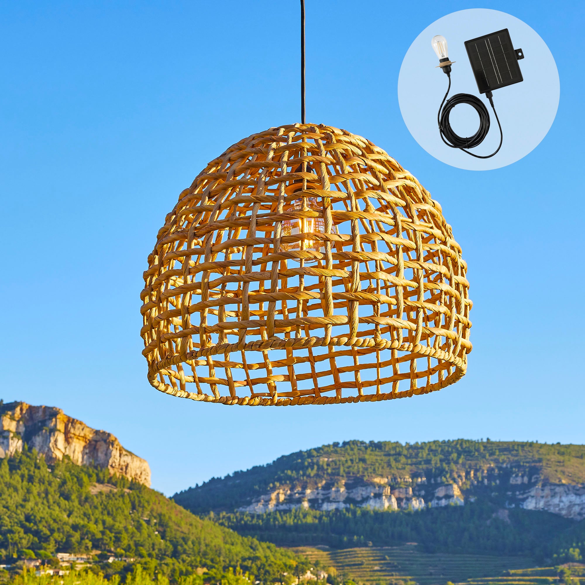 Red Deco Amadeo Solar suspension solaire jacinthe 80cm