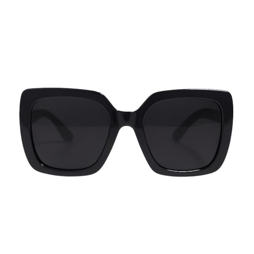 Shop-Story Bois d'Orange lunettes soleil femme square noires indice 3