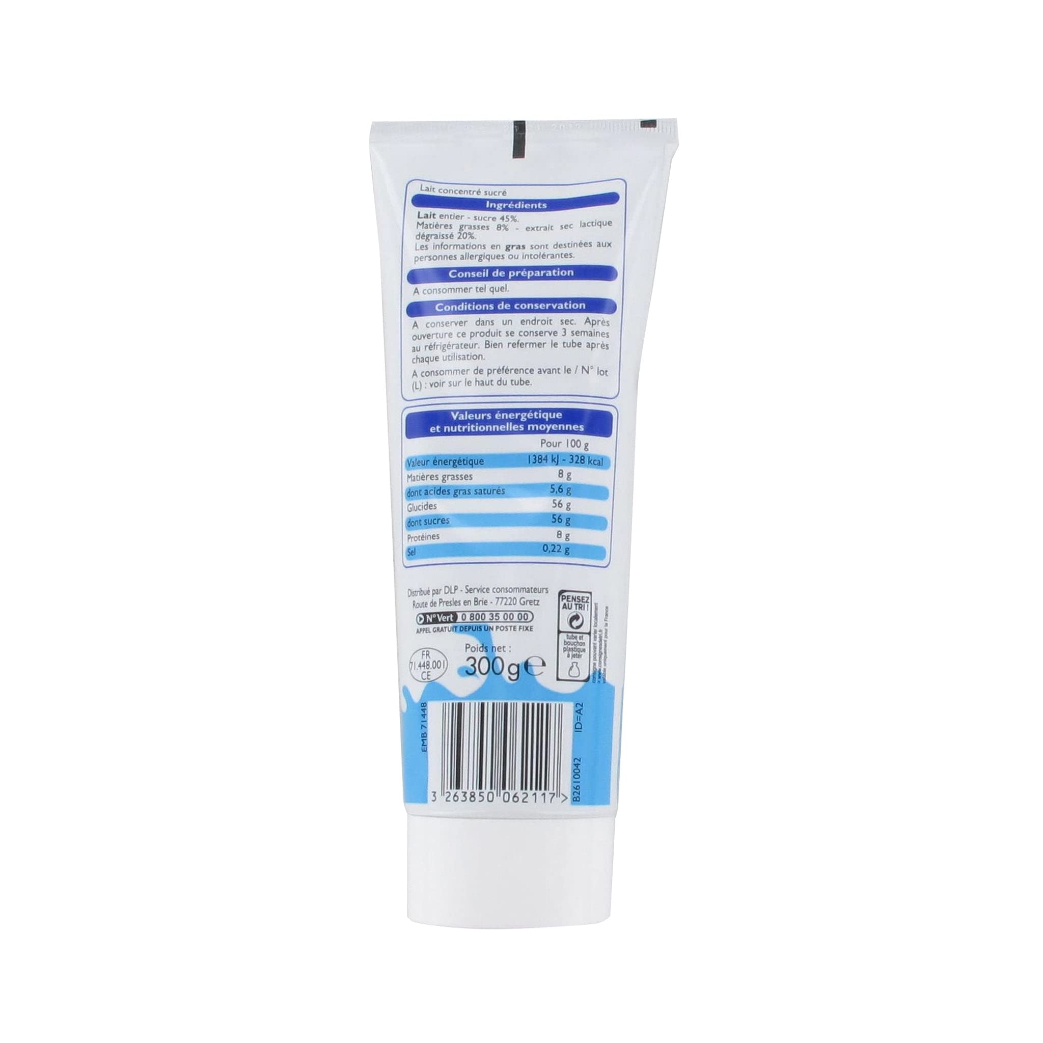 Leader Price Desserts Lait concentré sucré 300g