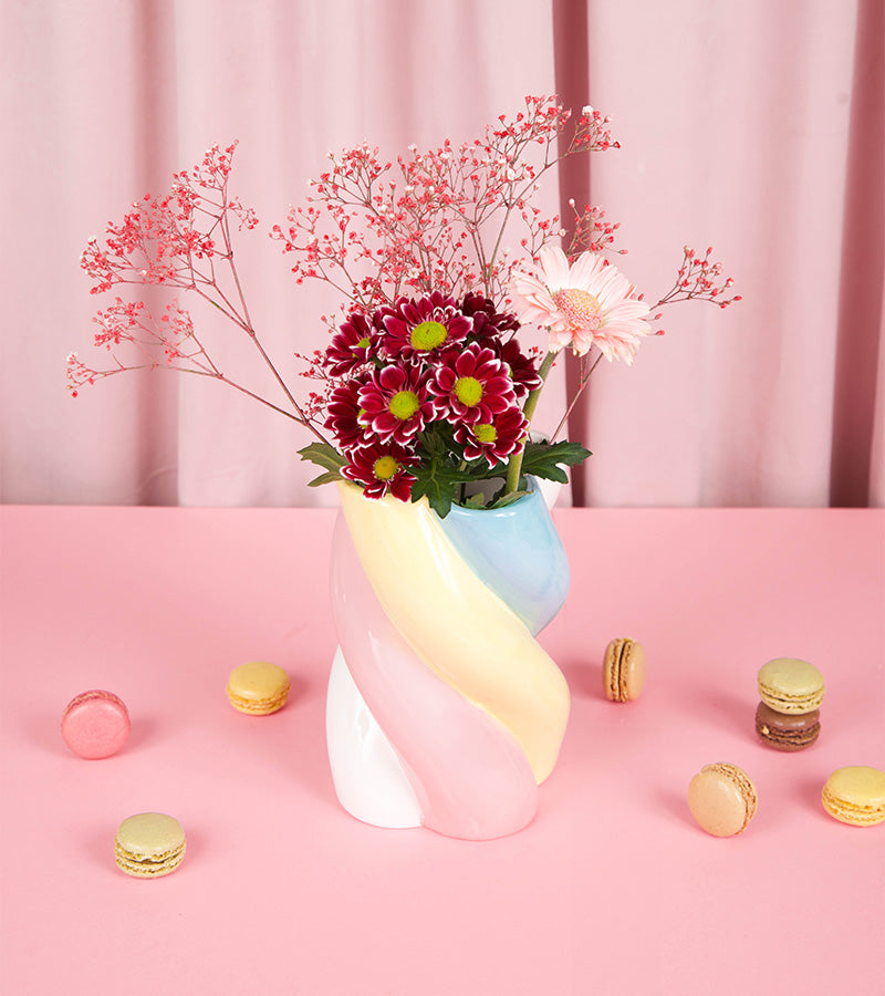 L'avant gardiste Vases vase Candy Marshmallow couleur sucrée déco