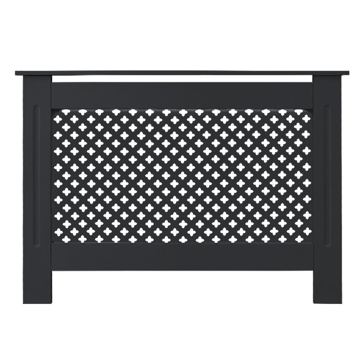 ECD Germany Heizungen Cache radiateur anthracite 112 cm MDF