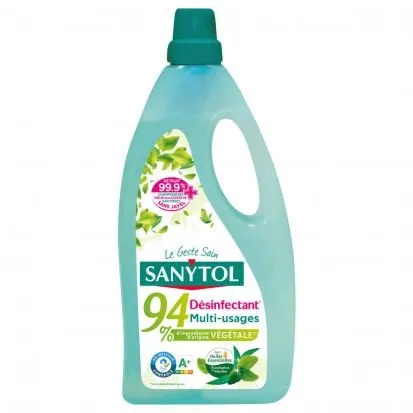 Sanytol nettoyant désinfectant sols eucalyptus menthe