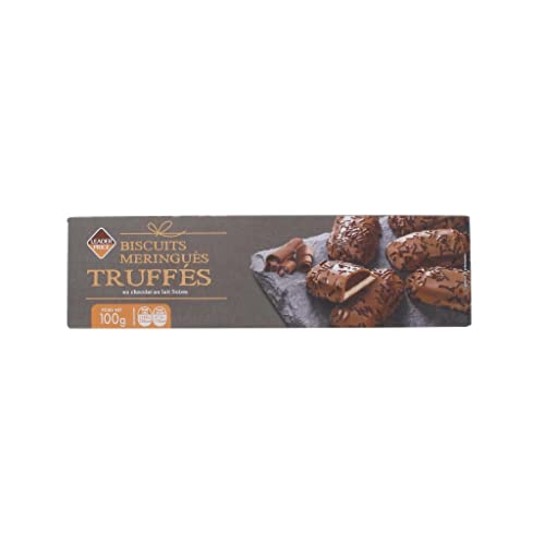 Leader Price Biscuits meringués truffés chocolat au lait 100g lot 9