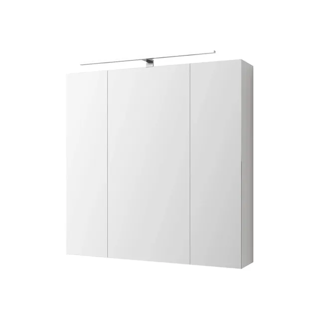 ECD Germany ML-Design armoire miroir LED blanc 72 cm prise