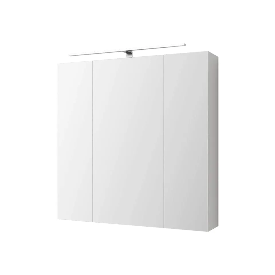 ECD Germany ML-Design armoire miroir LED blanc 72 cm prise