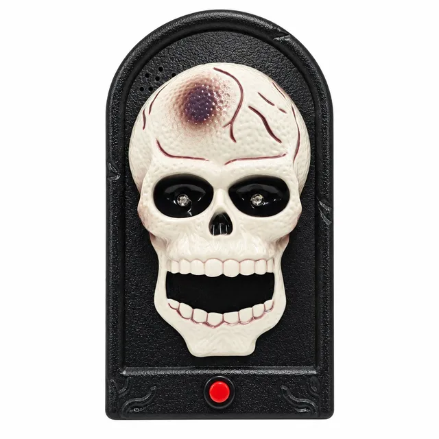 Stokomani Fêtes sonnette Halloween noire 19 x 11 cm