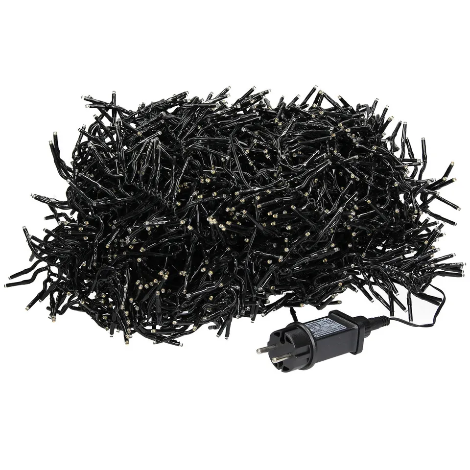 ECD Germany Haus & Wohnen guirlande grappe 22 m 3000 LED