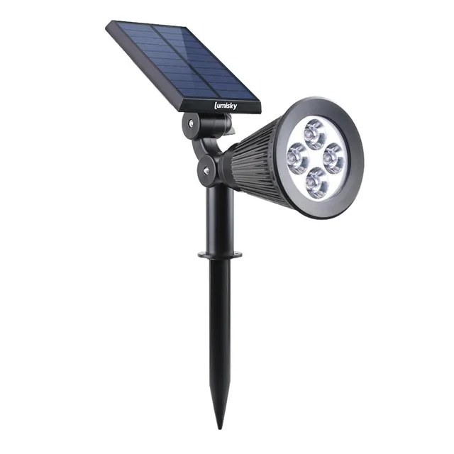 Red Deco Spiky W34 H42cm spot solaire blanc froid dimmable