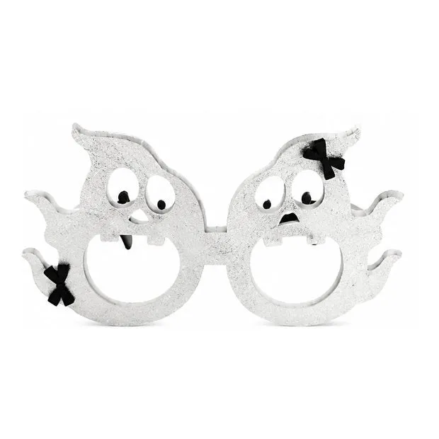 Stokomani Fêtes lunettes fantaisie Halloween blanc déguisement