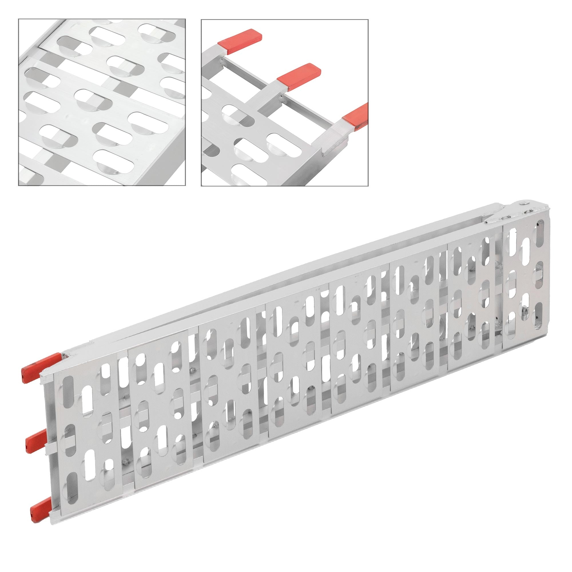 ECD Germany rampe chargement alu 340 kg lot de 2 avec béquilles