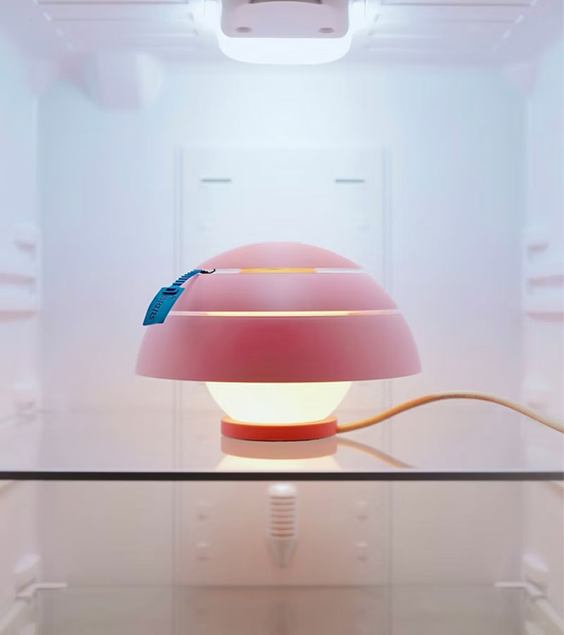 L'avant gardiste lampe Guinda cerise déco lumineuse