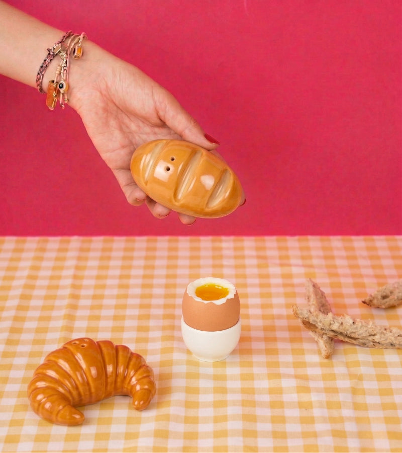 L'avant gardiste Salière Poivrière Baguette Croissant