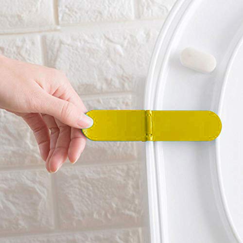 Shop-Story Maison lève-cuvette toilette portable jaune pliable