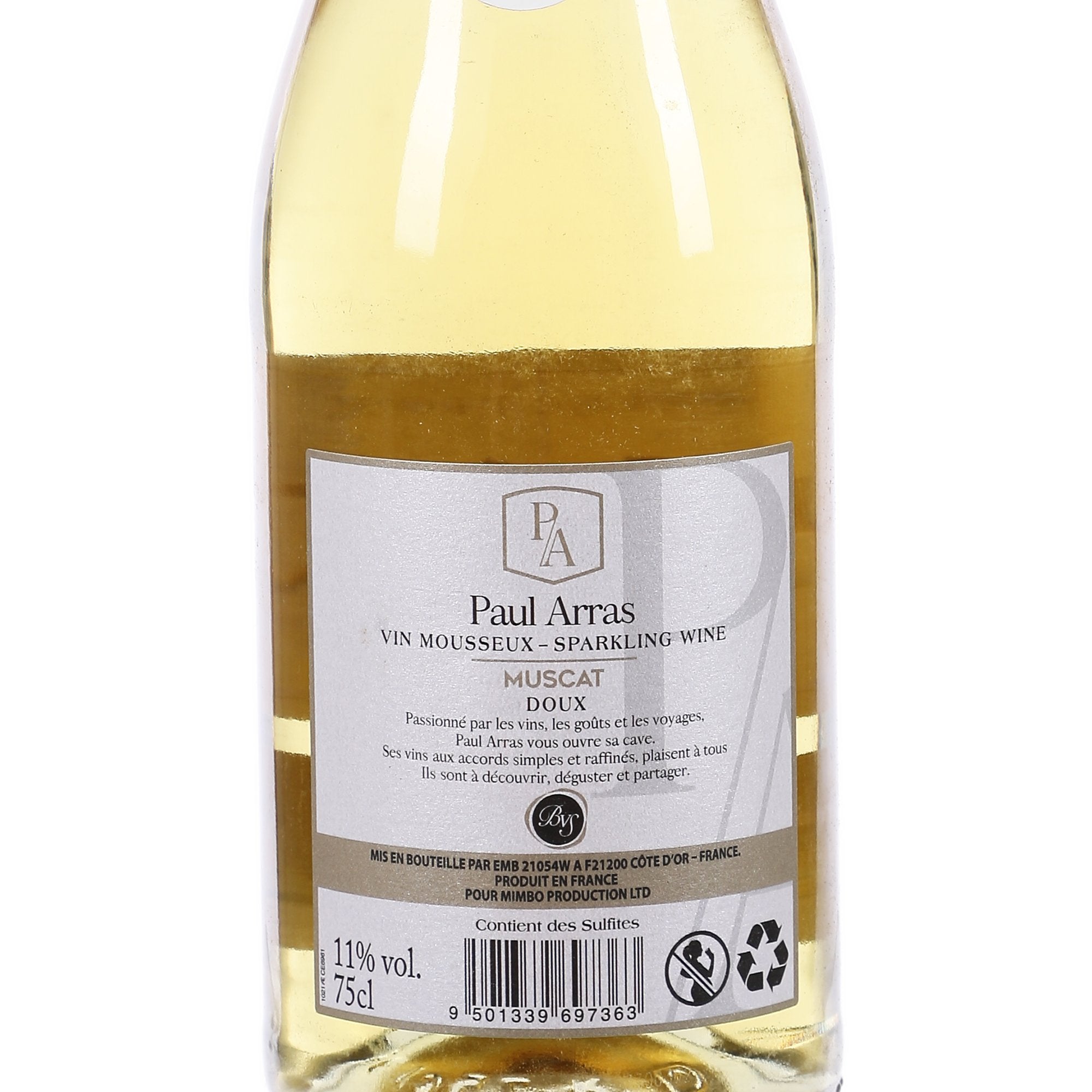 Stokomani Paul Arras muscat doux 11% bouteille