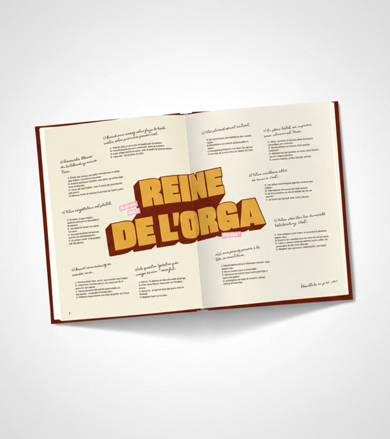L'avant gardiste Reine de l'Orga Livre cuisine menus