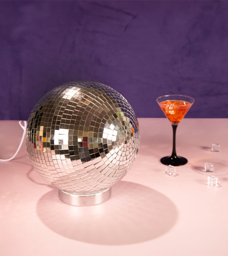 L'avant gardiste Déco lumineuse Lampe boule disco à poser ambiance fête