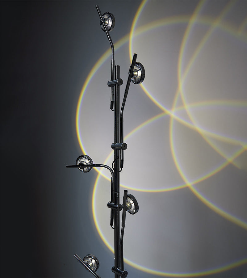 L'avant gardiste Déco lumineuse Lampadaire coucher de soleil 5 spots
