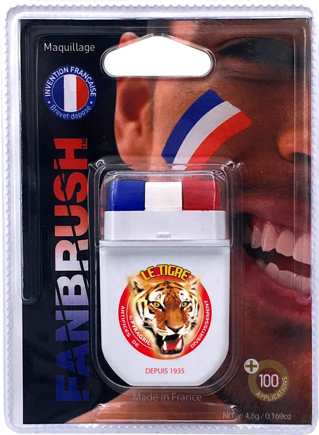 Stokomani Stick maquillage tricolore Fanbrush