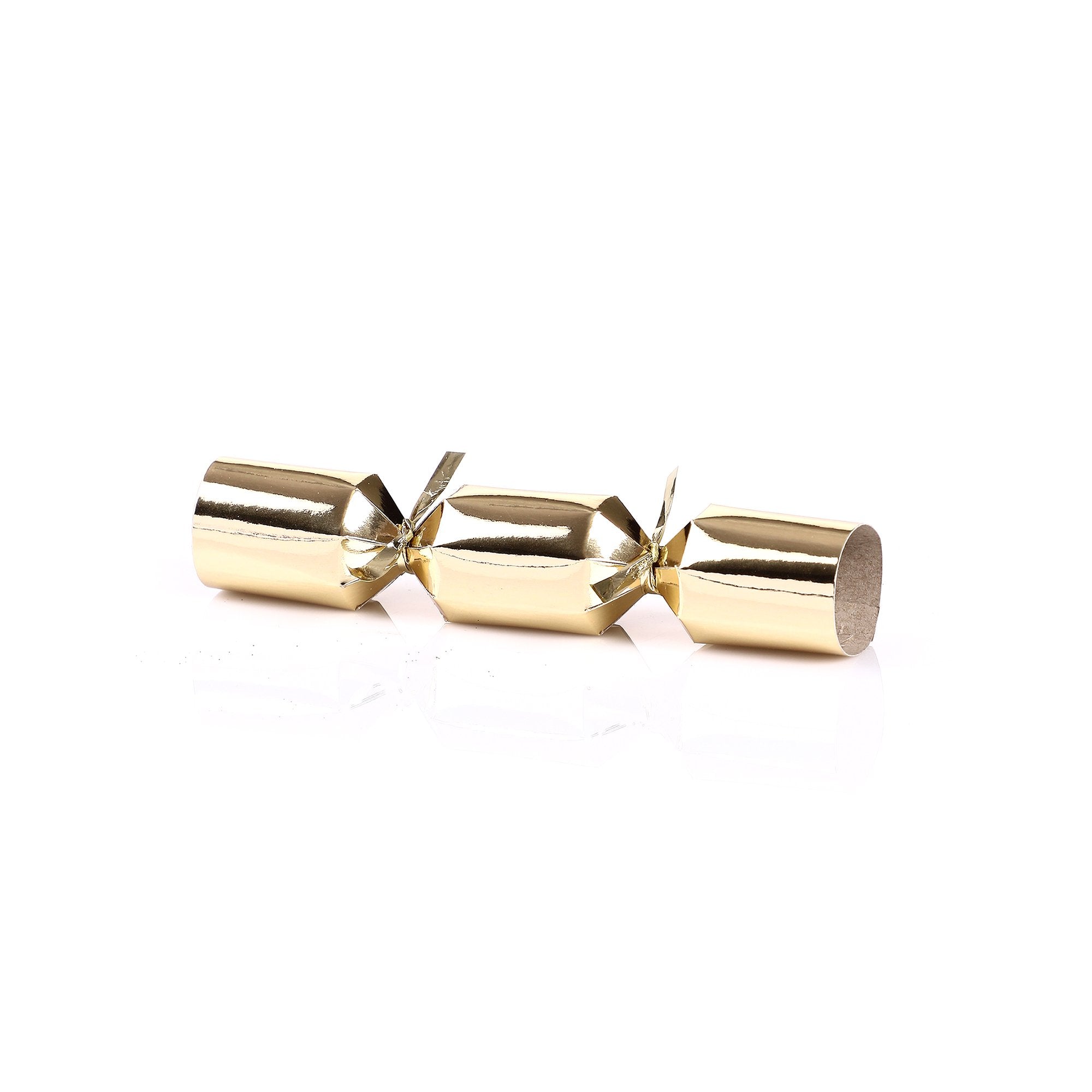 Stokomani Lot 8 Mini Crackers Surprises Noël Argent 12 cm