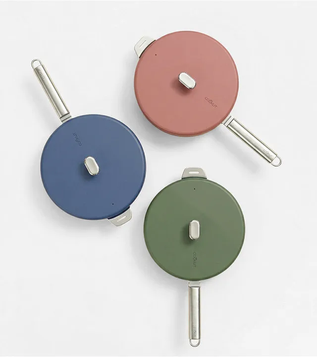 L'avant gardiste Poêle inox bleue La Merveilleuse