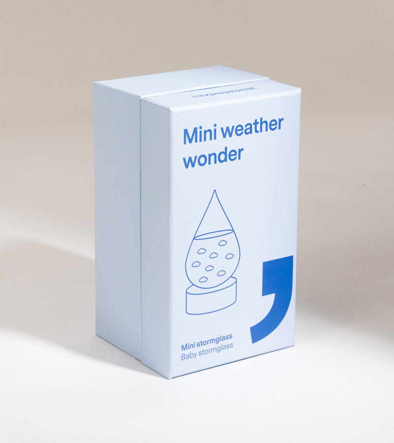 L'avant gardiste Baby Storm Glass météo verre décoratif