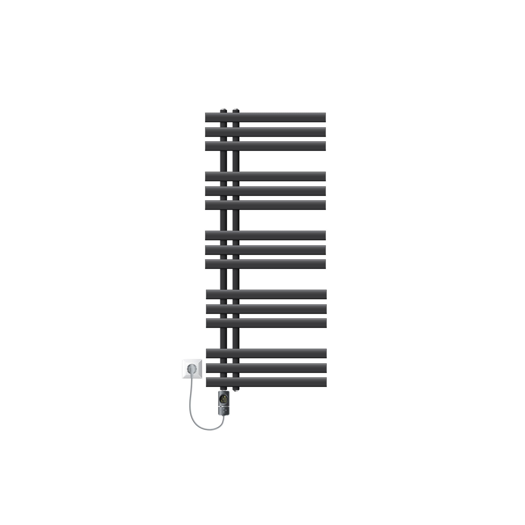 ECD Germany Heizungen LuxeBath Radiateur 500x1200 Anthracite