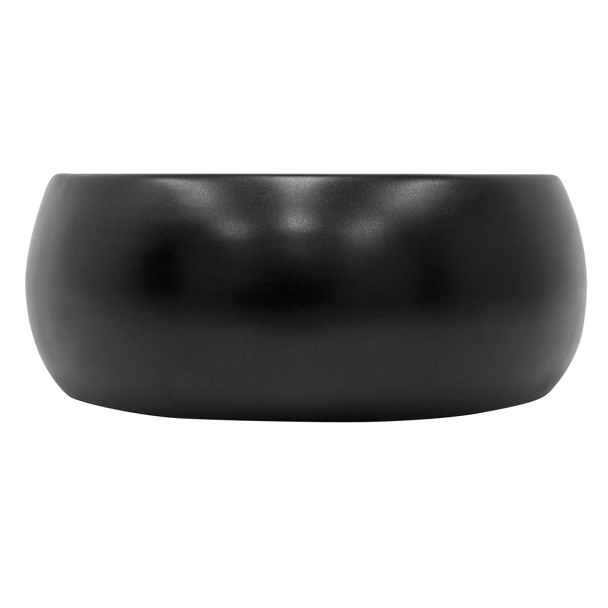 ECD Germany ML-Design vasque à poser 40x15,5cm noir mat céramique