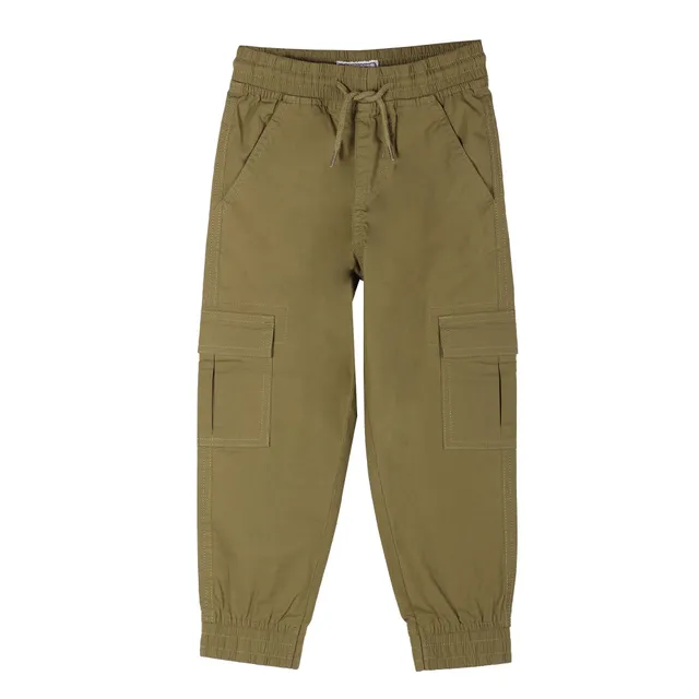 Stokomani Mode pantalon cargo kaki enfant 10A poches