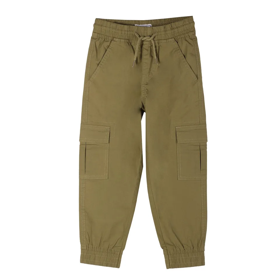 Stokomani Mode pantalon cargo kaki enfant 10A poches