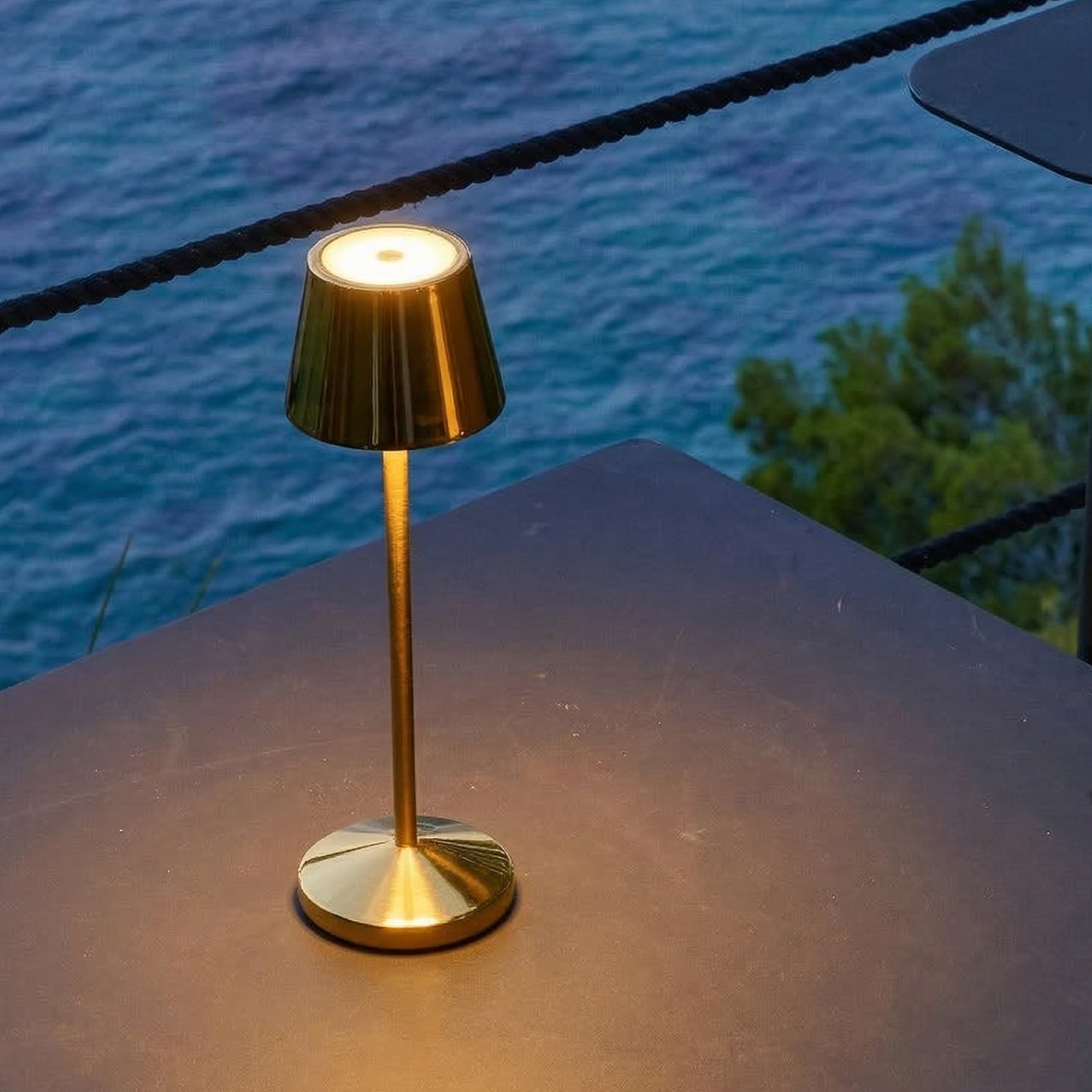 Red Deco Emily lampe de table sans fil gold H25cm