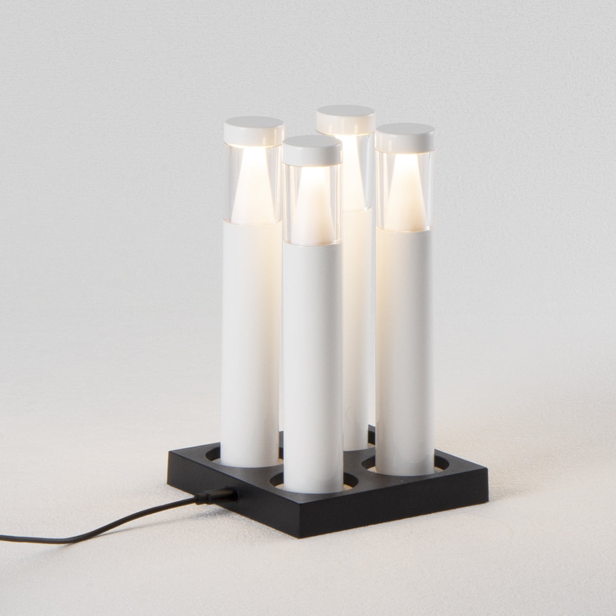 Red Deco Stick White H19cm mini lampe sans fil lot de 4 tactile
