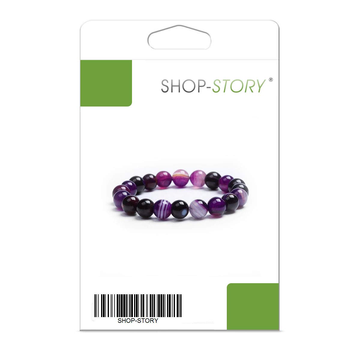 Shop-Story Bracelet Spiritualité agates violettes
