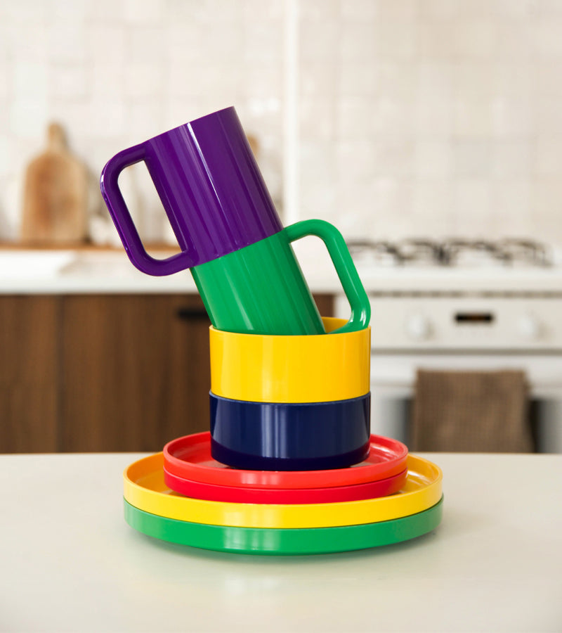 Heller Max set 6 bols rainbow vaisselle couleur
