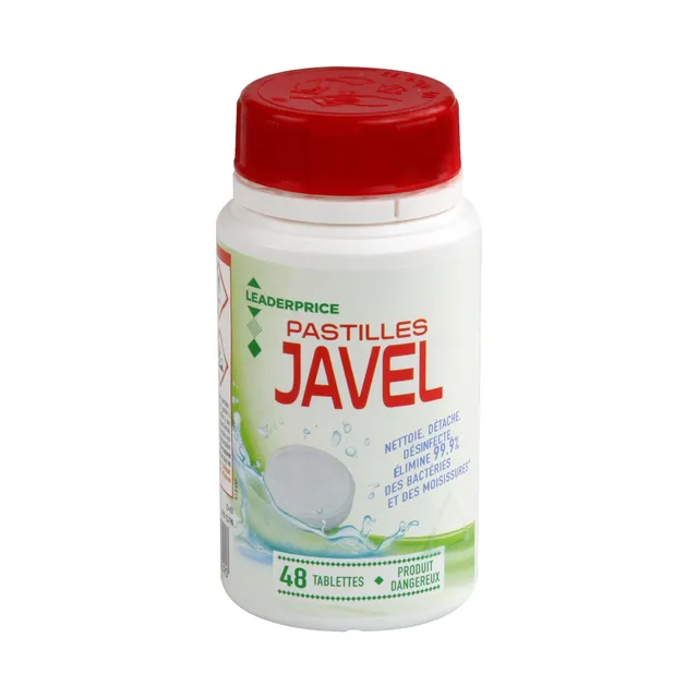 Leader Price pastilles javel WC 156g désinfectant