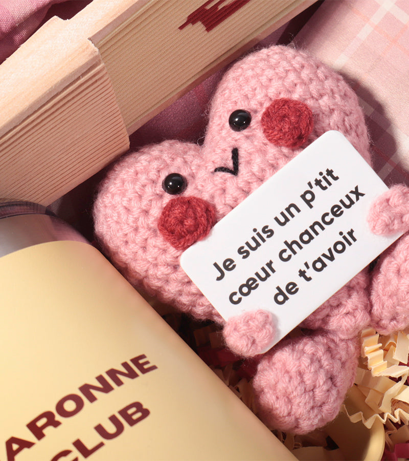L'avant gardiste petits boosters Lili le coeur peluche positive