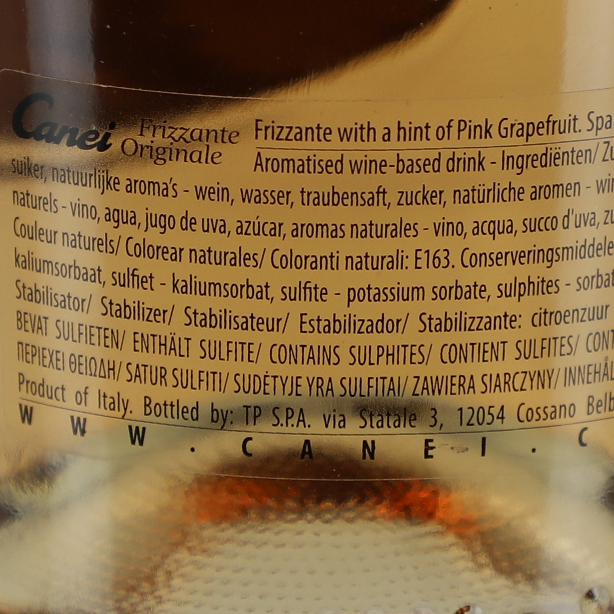 Vin rosé pétillant aromatisé pamplemousse