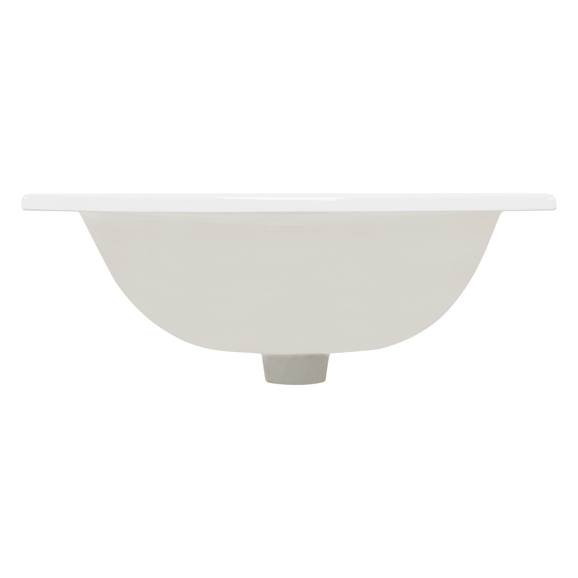 ECD Germany Sanitär lavabo 45x22,5 cm blanc céramique + bonde