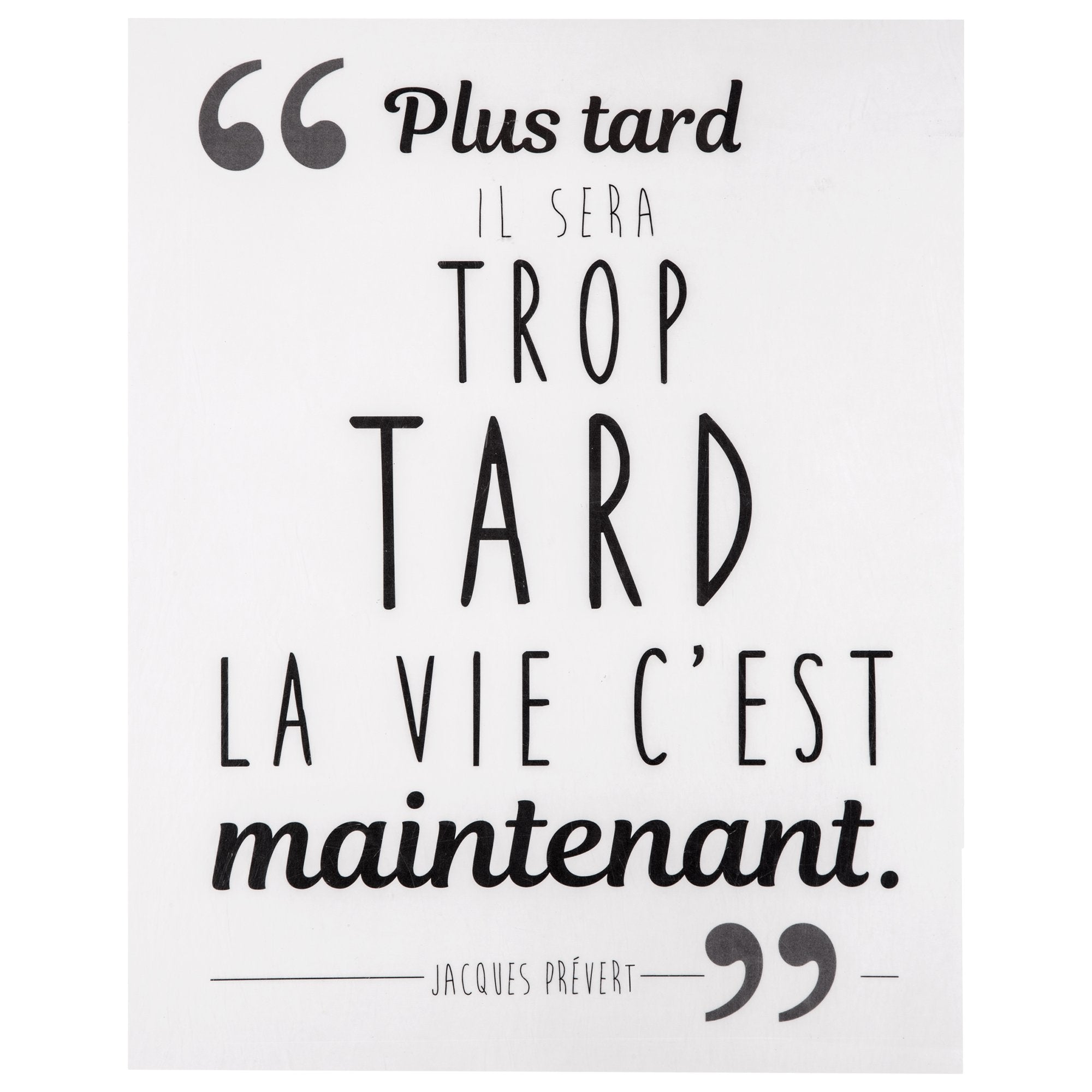 Stokomani Maison sticker texte citation mural
