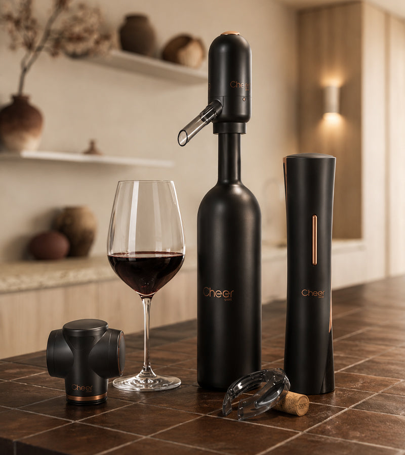 L'avant gardiste Matrix coffret accessoires vin design