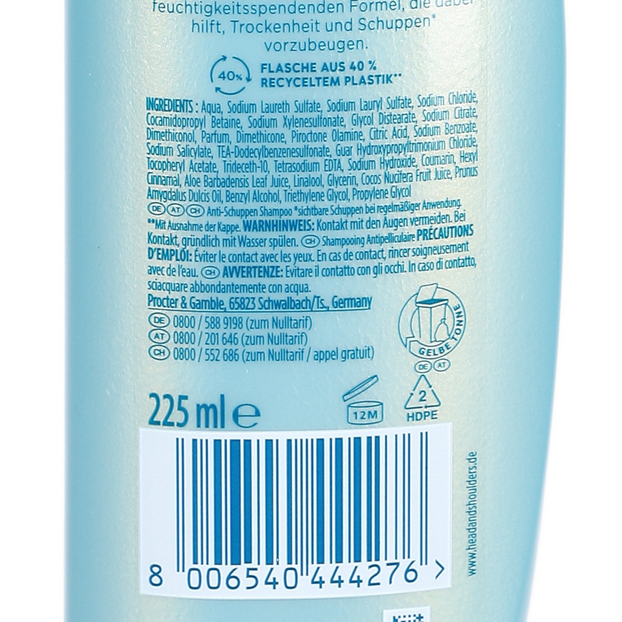 Derma X Pro Hydra Care shampoing coco aloe vera vitamine E