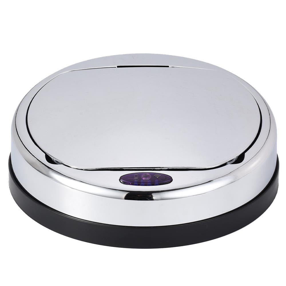 Red Deco Artic couvercle poubelle automatique chrome rond