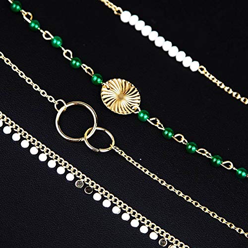 Shop-Story Miley ensemble 4 bracelets bohème doré