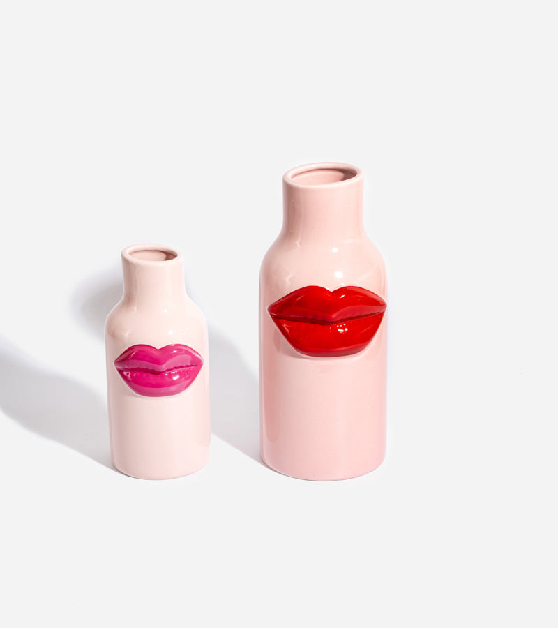 L'avant gardiste vase lips céramique Petit baiser glamour